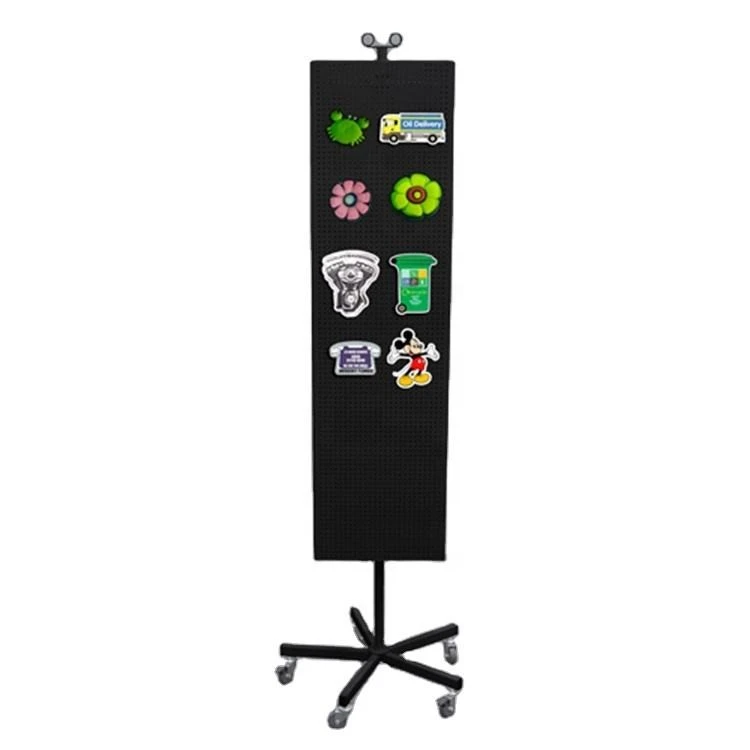 Magnet Display Stand Metal Floor Spinner Pegboard Merchandise Racks factory